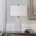 Sesia - Honeycomb Table Lamp - White