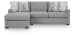 UrbanCrest - 2-Piece Sectional With LAF Corner Chaise - Pewter