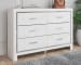 Altyra - White - Six Drawer Dresser