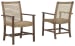 Germalia - Brown - Arm Chair (2/cn)