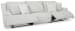 Top Tier - Alloy - 3-Piece Reclining Sectional Sofa