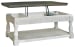 Havalance - Gray/white - Lift Top Cocktail Table