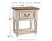 Realyn - Chipped White - One Drawer Night Stand