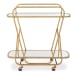 Swain - Brass Serving Cart