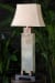 Slate - Tall Table Lamp - Pearl Silver & Beige