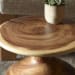 Lynx - Hourglass Accent Table - Dark Brown
