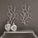 Silver Branches - Wall Art (Set of 2) - Pearl Silver