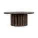 Tiber - 70" Round Dining Table - Toasted Brown