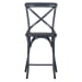 Vintage Series - X Back Counter Chair - Navy