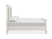 Newport - California King Shutter Panel Bed With 2 Nightstands - Alabaster