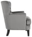 Romansque - Gray - Accent Chair - Velvety