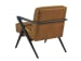 Zanzibar - Tanzania Leather Chair - Light Brown / Black