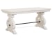 Bronwyn - Writing Desk With Printer Stand Credenza And Hutch - Alabaster
