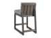 Mozambique - Counter Stool - Beige / Dark Brown