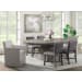 Collins - With 2 Leaves 7 Piece Dining Set Table, Four Chairs & Two Arm Chairs - Gray