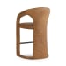 Archie - Distressed Leather Counter Stool - Maple Brown