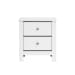 Sami - Youth 2-Drawer Nightstand - White