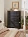 Americana - 46" Six-Drawer Chest - Dark Brown
