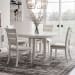 Backroads - 5 Piece Pedestal Table Set - White