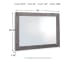 Bronyan - Bedroom Mirror - Dark Gray