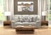 Trifecta - Power Sofa With 3 Recliners And Drop Down Table - Nature