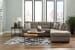 Mahoney - Chocolate - 2-Piece Sectional With Raf Corner Chaise