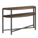 Breckinridge - Demilune Sofa Table - Dark Brown