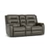 Arlo - Power Reclining Loveseat With Console - Dark Brown