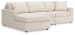 Modmax - Oyster - 3-Piece Sectional With Laf Corner Chaise