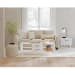 Rogen Rustic - 3 Piece Occasional Table Set (Coffee Table & Two End Table) - Rustic White