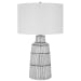 Breton - Nautical Stripe Table Lamp - White
