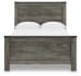 Frandern - Full Panel Bed - Black / Gray
