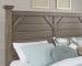 Chestnut Creek King Plank Poster Bed Pewter (Grey)