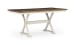 Brinfern - Dining Room Counter Butterfly Extension Table - Brown / Antique White