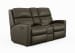 Catalina Reclining Loveseat - Console - Leather