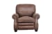 Longhorn - Recliner-Push Thru The Arm - Dark Brown - Leather