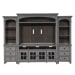 Heartland - Entertainment Center With Piers - White