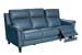 Kester - Sofa-Wall Prox. Recliner With Power And Power Headrests - Light Blue