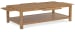 Cashiers - Large Rectangle Cocktail Table - Almond