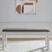 Brook Bay - Upholstered Counter Bench - White