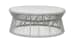 Miami - Coffee Table With Honed Cararra Marble Top - Frost