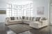 Ardsley - Pewter - Right Arm Facing Corner Chaise with Sofa 5 Pc Sectional