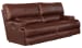 Wembley - Italian Leather Match Lay Flat Reclining Sofa - Walnut