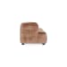 Petra - Velvet Sofa - Brown