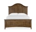 Bay Creek - Complete Queen Arched Bed With Storage Rails - Toasted Nutmeg