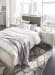 Lonnix - Silver Finish - 5 Pc. - Dresser, Mirror, Queen Panel Bed