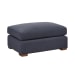 Audrey - Upholstered Rectangle Ottoman - Rise Blue