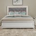 Reflections - Queen Upholstered Panel Headboard With Lights - White