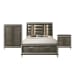 Twenty Nine - King Storage 3 Piece Bedroom Set - Dark Brown