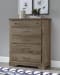 Cool Rustic - 5-Drawers Chest - Stone Grey